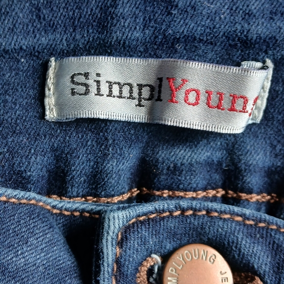 Blue Skinny Jeans for Women - Picture 2 of 7